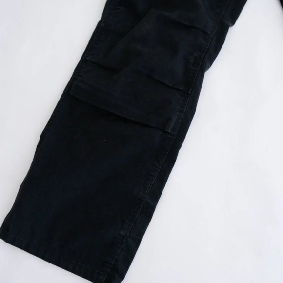Vintage Dakota Black Double Knee With Zippers Dungaree Carpenter  Pants 34X32 - Picture 7 of 14